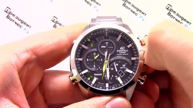 Часы Casio EDIFICE EQB-500D-1A [EQB-500D-1AER] - видео обзор от PresidentWatches.Ru