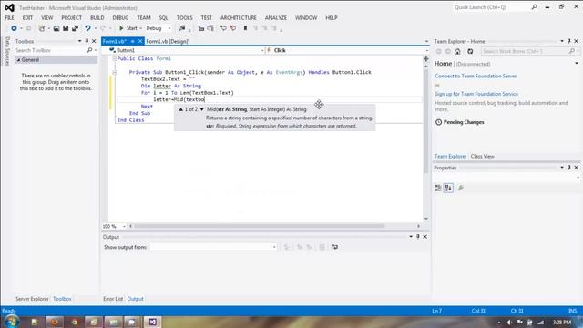 vB 2012 Hash/Unhash text Tutorial смотреть онлайн