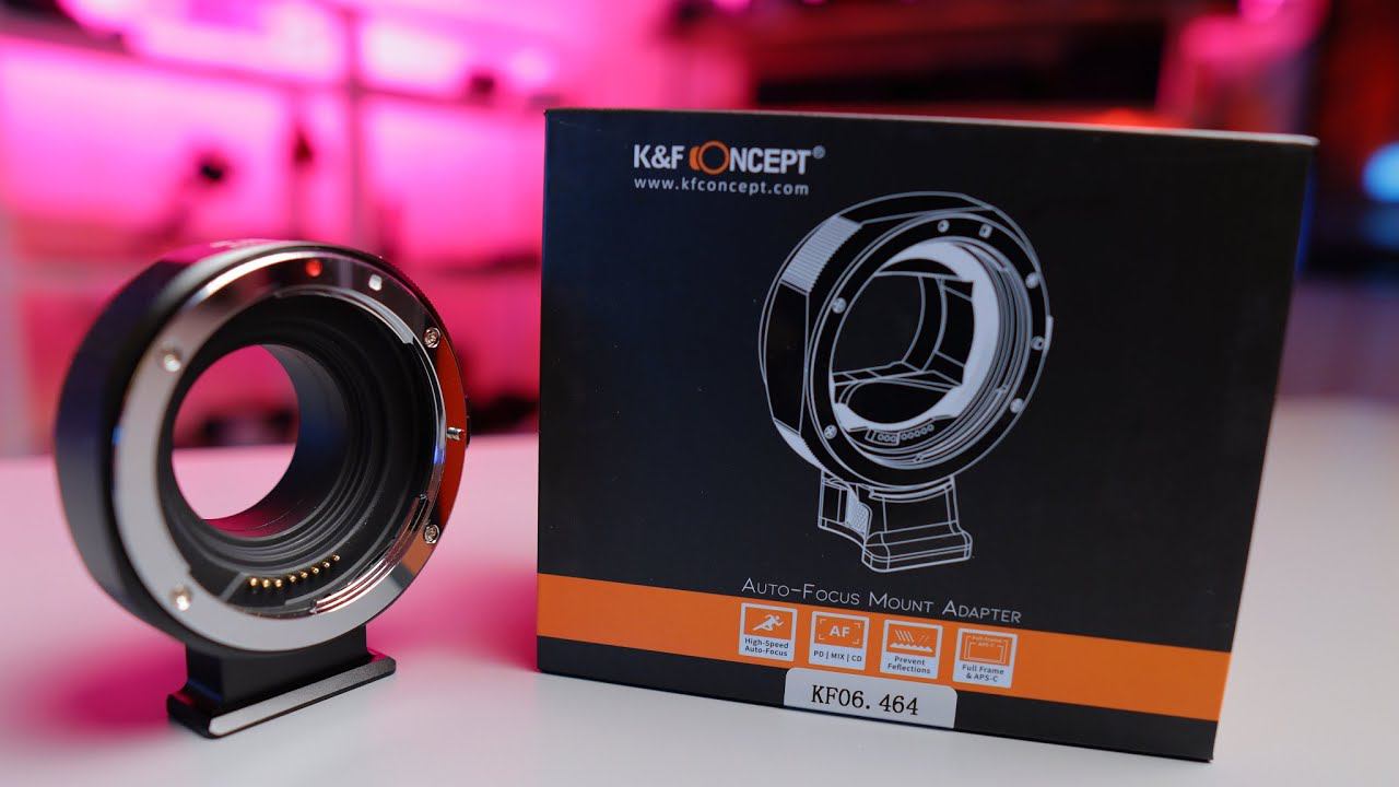 Адаптер, переходник K&F Concept, с Canon EF-M на EF и EF-S объективы (EOS M) смотреть онлайн