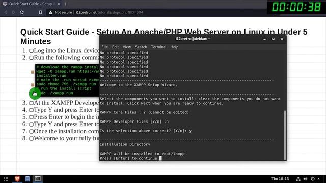 Quick Start Guide - Setup An Apache/PHP Web Server on Linux in Under 5 Minutes смотреть онлайн