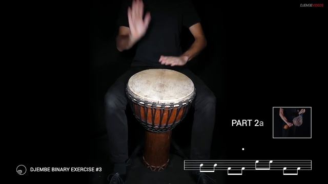 DJEMBE BINARY LEARNING PATH FOR BEGINNERS - EXERCISE 3 смотреть онлайн