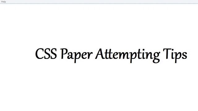 Guide for CSS paper attempt TIPS and its preparation at home || CSS Academy смотреть онлайн