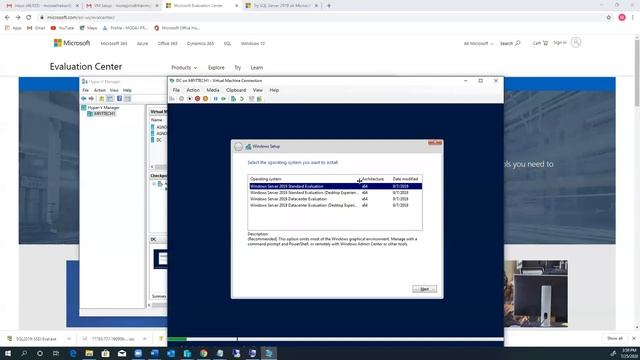 CONFIGURING A VM WITH HYPER V Step by step (1/4) смотреть онлайн