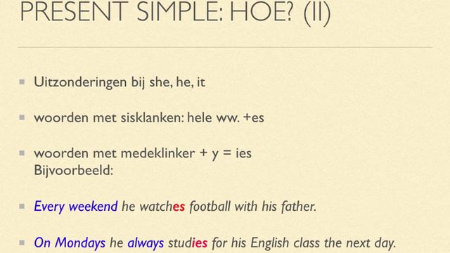 Present simple (affirmative, negative, questions) смотреть онлайн