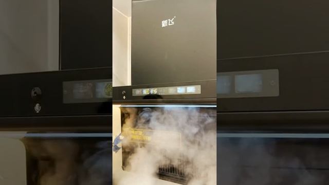 Kitchen three-piece set, range hood, gas stove, disinfection cabinet #kitchenequipment #stoves смотреть онлайн