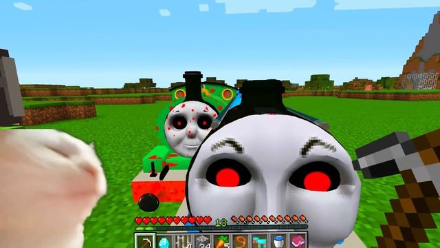 THOMAS THE TANK ENGINE.EXE vs FRIENDS in Minecraft смотреть онлайн