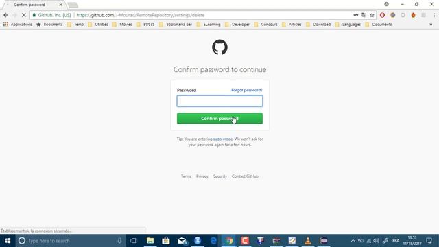 Git 6 - Delete a Github repository смотреть онлайн