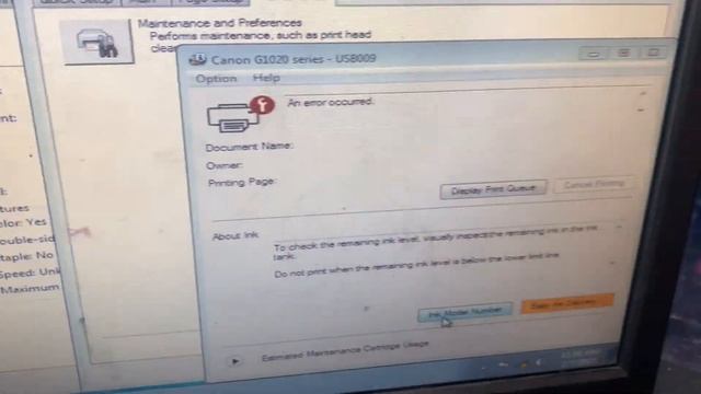 Canon Pixma G1020 Error 7700 | Canon Printer смотреть онлайн