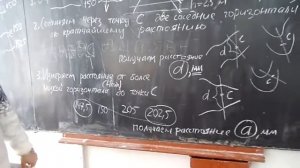 Определение высоты точки между горизонталями на топографической карте Д-11 2.03.17