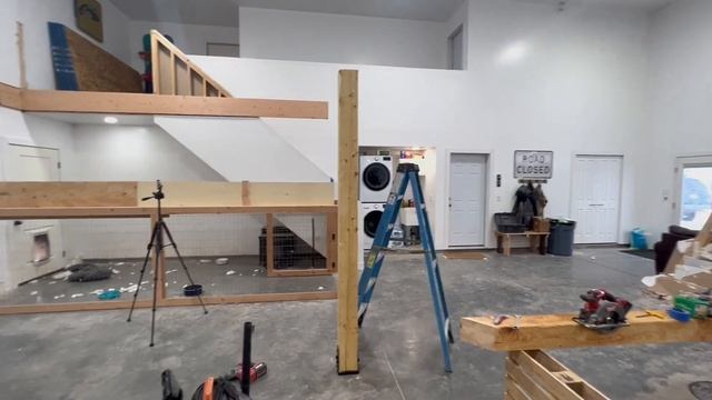 Easy DIY Loft/Mezzanine Build (Shophouse/Barndominium Build) смотреть онлайн