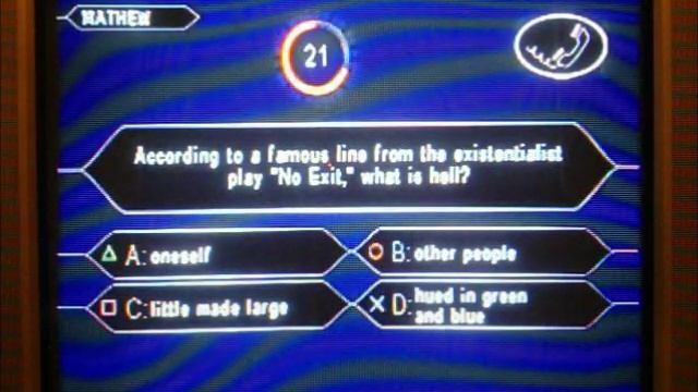 Who Wants To Be A Millionaire 2nd Edition Playstation Run Game 10