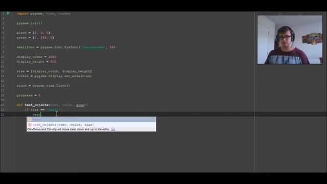 Creating a simple graphical progress/loading bar - pygame python - part 1 смотреть онлайн