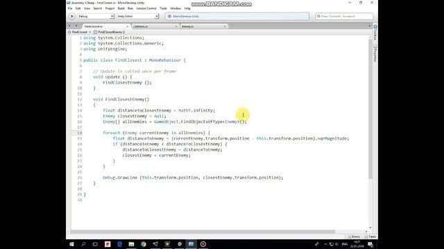 How To Find The Closest Enemy To The Character In Unity Game? Simple 2D Tutorial. смотреть онлайн