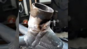 Сварка аргоном алюминия.