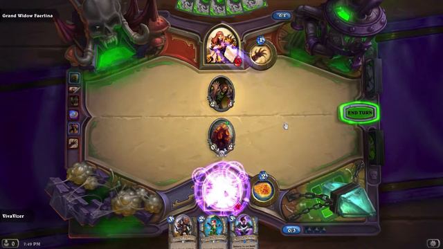 Hearthstone - Curse of Naxxramas - Arachnid Quarter - Heroic Grand Widow Faerlina (Let's Play) смотреть онлайн