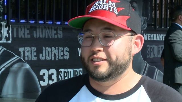 Spurs fans flock to Wembanyama mural after team wins draft lottery смотреть онлайн