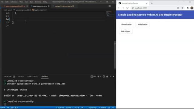 Angular Loading Spinner Part 2 - Blur background, Handling Multiple Network Calls смотреть онлайн
