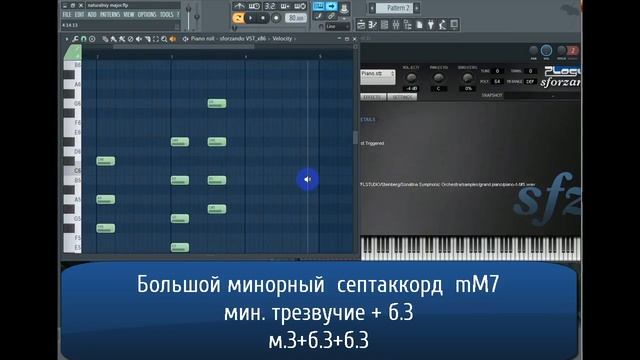 Лёгкий и простой способ построения септаккордов от звука (ноты) смотреть онлайн