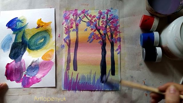 УТРЕННИЙ ВЕСЕННИЙ ПЕЙЗАЖ☀️ смотреть онлайн