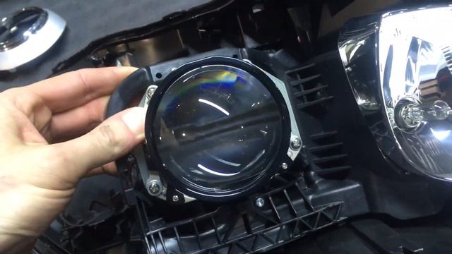 Volvo XC60 рестайлинг - ремонт фар, замена линз intellect на диодные линзы Expression смотреть онлайн