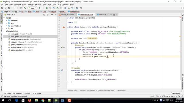 BroadcastReceiver trong Android Part 4 (Send Object & List Object) - [Android Tutorial - #21] смотреть онлайн