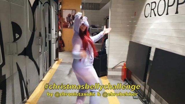 Christmas Belly Challenge With Ebru Bekker ( Music By Chronis Taxidis )