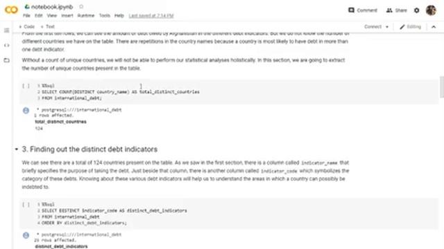 PostgreSQL Project Tutorial: Querying the World Bank's International Debt Database смотреть онлайн