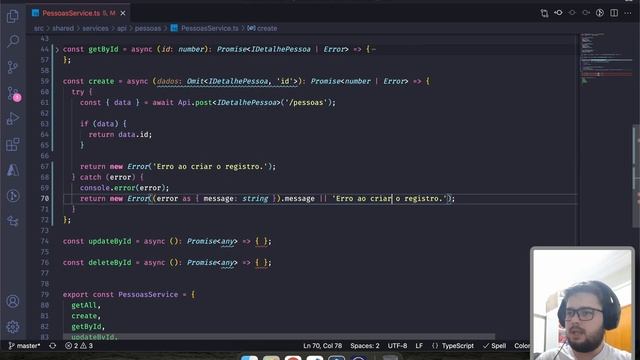 React, Material UI 5 e Typescript: #23 - Finalizando os services de acesso ao backend смотреть онлайн