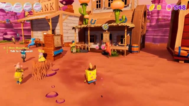 Wild West Adventure-Spongebob Cosmic Shake Official Walkthrough #1 смотреть онлайн