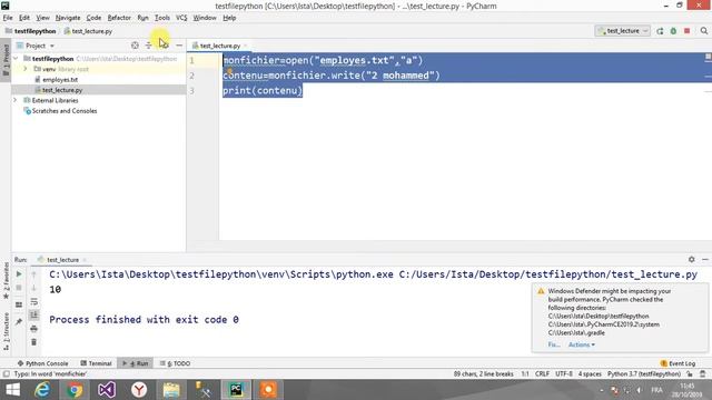 Python (بالمغربي )Partie 41 الكتابة في ملف بواسطة بايثون смотреть онлайн