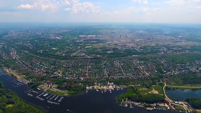 Самара. Новокуйбышевск. р. Татьянка, Кривуша, озера. Очень красивое место, взгляд с высоты. Вер. 2. смотреть онлайн