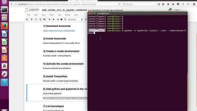 How to Add Anaconda Virtualenv to Jupyter Notebook смотреть онлайн