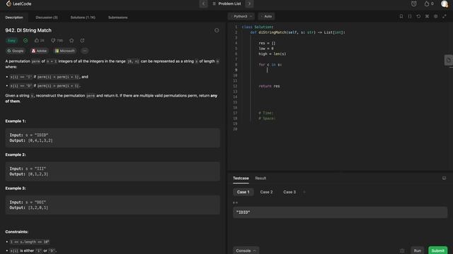 LeetCode 942 - DI String Match: A Microsoft Journey смотреть онлайн