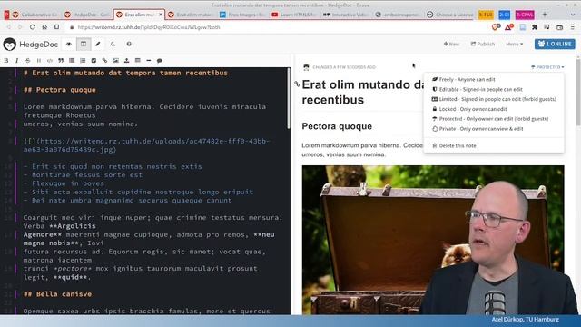 64 Collaborative content creation with HedgeDoc смотреть онлайн
