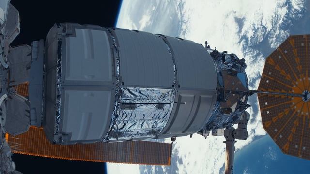 Cygnus NG-13 docking sequence from ISS смотреть онлайн