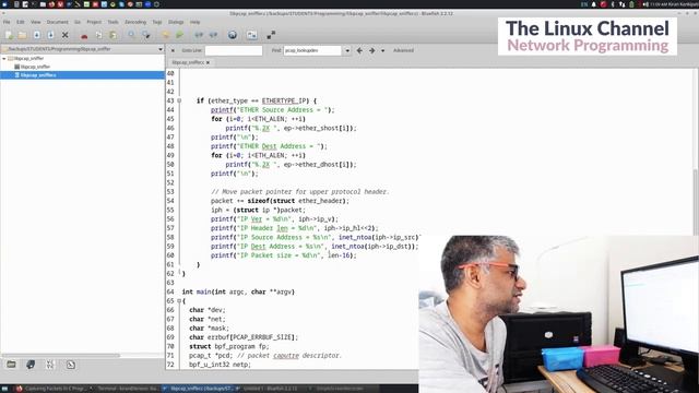 x26d libpcap Library | Sample example libpcap C code | User-space Network Stack Framework - Part 3 смотреть онлайн