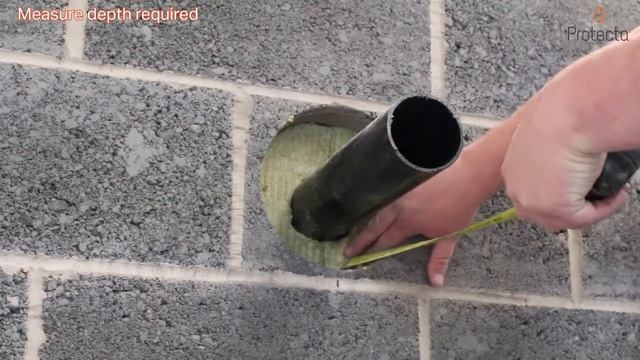 Protecta FR Pipe Wrap in Protecta EX Mortar - Fire stopping of plastic pipes in walls смотреть онлайн