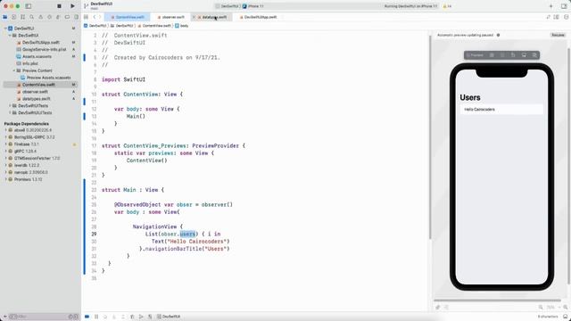 SwiftUI Firebase Fetching data from Firestore with SDWebImageSwiftUI and Details View смотреть онлайн