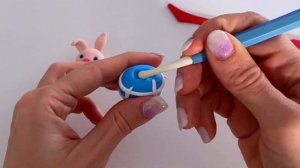 Лепим Пятачка из воздушного пластилина. Простая лепка для детей.