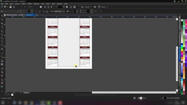 Membuat kalender 2020 dengan bawaan Coreldraw смотреть онлайн