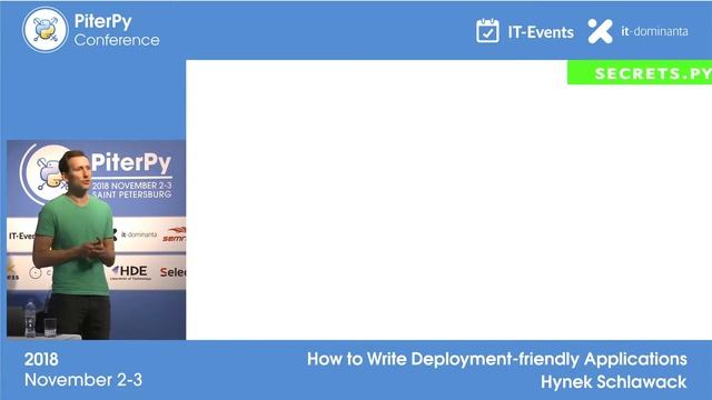[ENG] Hynek Schlawack: "How to Write Deployment-friendly Applications" / #PiterPy смотреть онлайн