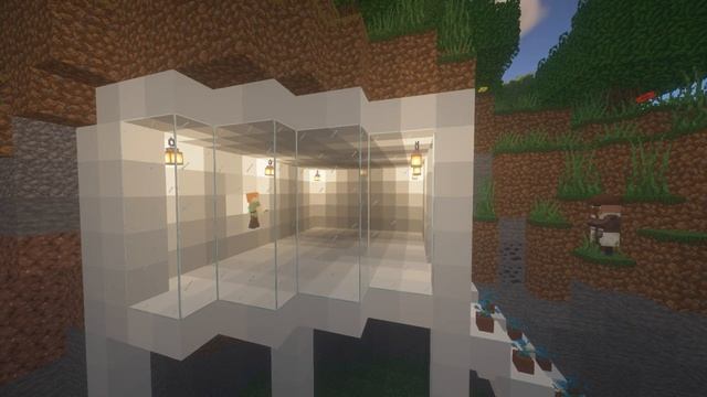 minecraft: как построить современный дом в горе / how to build a modern house in the mountain смотреть онлайн