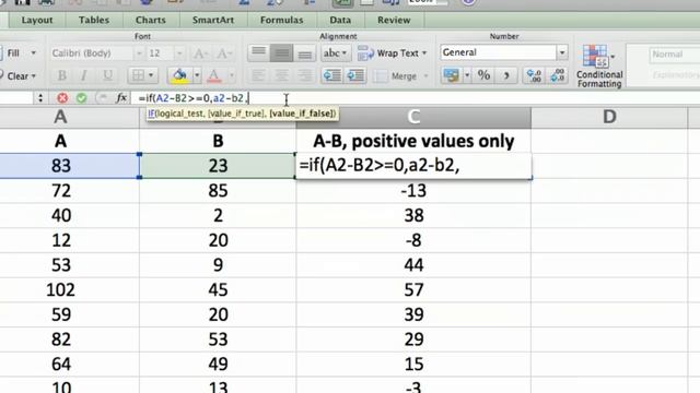 How Do I Display Only Positive Results of a Formula in Excel? : Using Microsoft Excel смотреть онлайн
