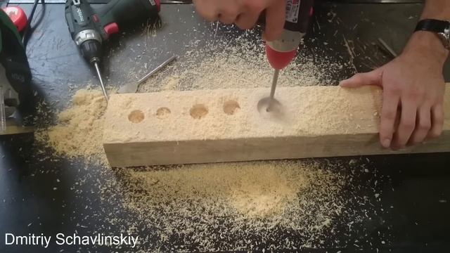 Тест шуруповертов на сверление перьевыми сверлами смотреть онлайн