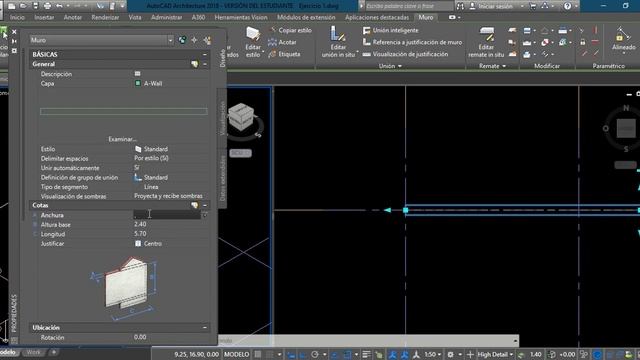 Vídeo 4. Creación de muros en AutoCAD Architecture смотреть онлайн