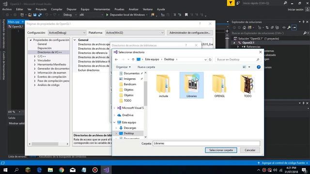 Uso del OpenGL usando GL/glut.h con C++ en Visual Studio 2017 смотреть онлайн