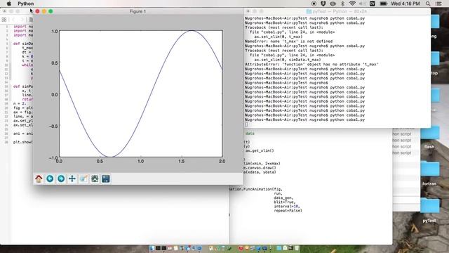 Matplotlib Sine Animation смотреть онлайн