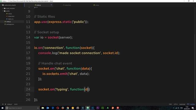 WebSockets (using Socket.io) Tutorial #5 - Broadcasting Messages смотреть онлайн