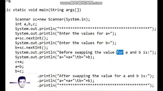Java Program- Swapping смотреть онлайн