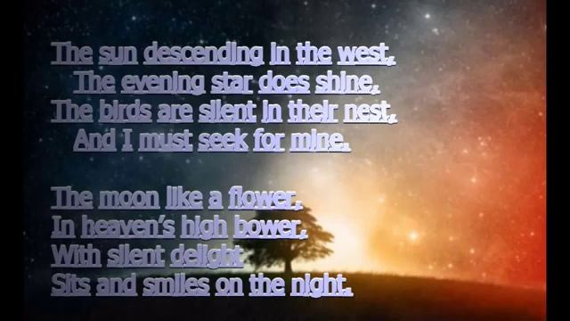 Стихи на английском языке